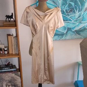 Zac Posen Cream Silk Dress